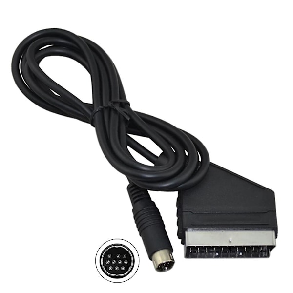 Ersättningskabel 1.8m Rgb Scart-kabel Scart Av-kabel för Sega för Saturn Ntsc Pal