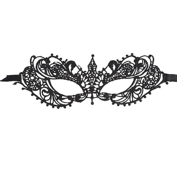 Dame Pige Lace Øjenmaske Sexy Maskerademasker Kvinder Elegant Galla til Halloween Maskerade Fest