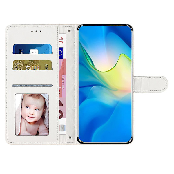 Fodral med flipp för Xiaomi Mi 10T 5G/10T Pro 5G/Redmi K30S, plånboksfodral med sömmar och stativ i läder