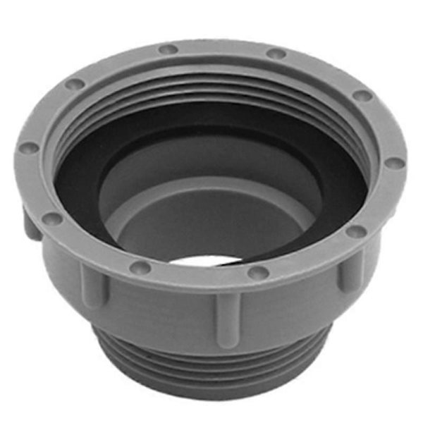58-46 mm viemäriputken sovitin, keittiöpesualtaan viemäriletkun liitin, naaras-uroskierteinen