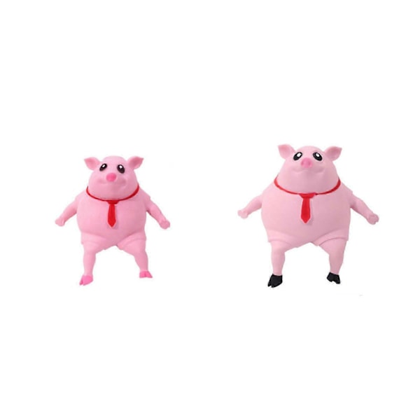 Söt Rosa Gris Kläm-leksak - Stressavlastande Squishy Leksak för Barn och Vuxna