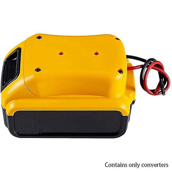 2 kpl Akunsovittimen Dewalt 20V Akulle 18V Telakoita Virta Liitäntä 12 Gauge Robotiikka Johdot Liitäntä