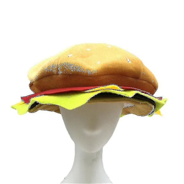 Burger Funny Halloween Hat Personality Party Easter Sunday Unisex Tide Casual Beanie Hat Adult Cap