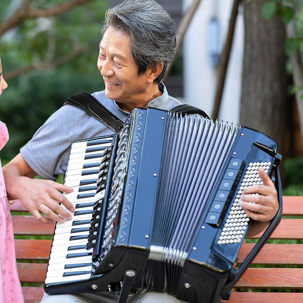 Dragspelsrem Läder Dragspelsbälte Dragspelsaxelbälte Musikinstrumenttillbehör