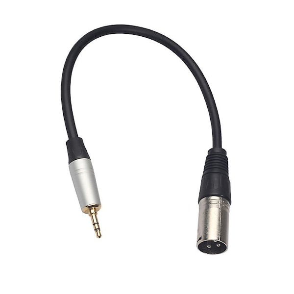 3,5 mm Stereo Jack-stik Audiokabel 3,5 mm Stereo Jack-stik til 3-polet XLR Han Mikrofon Audiokabel