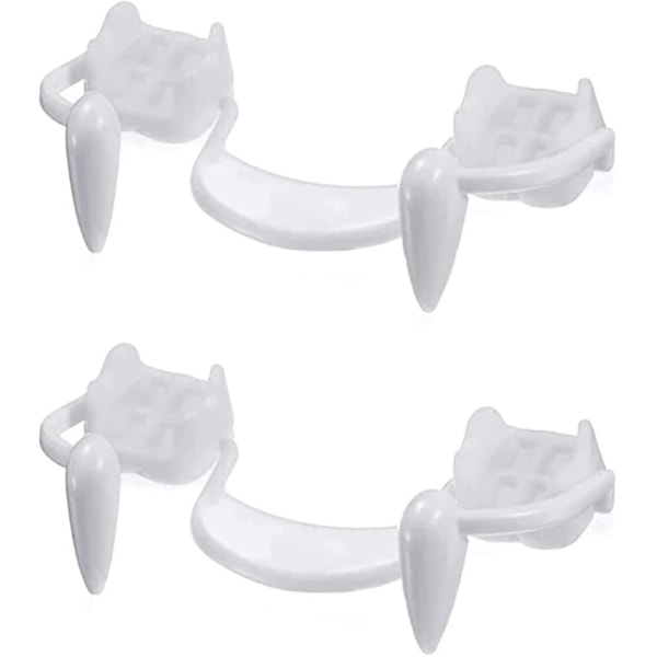 4 stycken utdragbara vampyrtänder Kit Teleskopiska tänder Fangs Braces