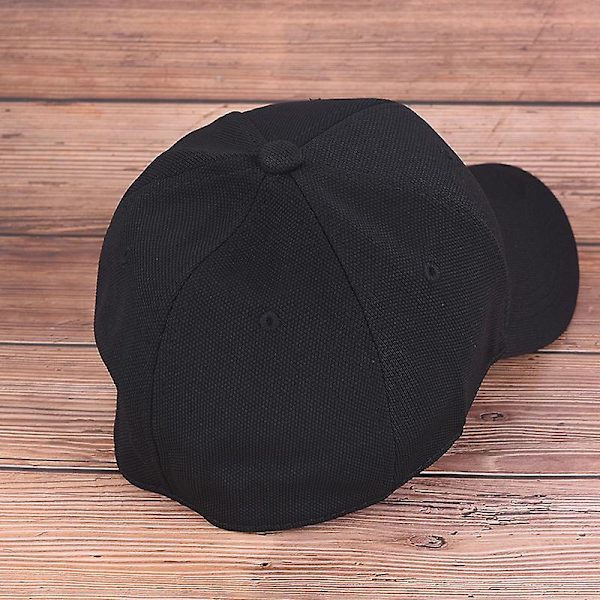 Svart Baseballcaps for Menn og Kvinner Snapback Caps Caps Menn Fitted Closed Full Cap