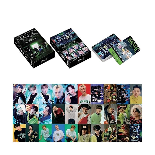 5 Pack/150 Stk Stray Kids Fotocards Kpop Lomo Card Hälsningskort