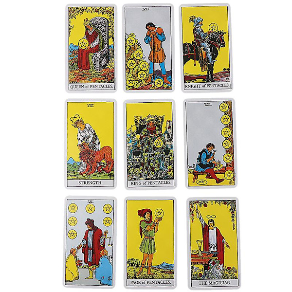 1 æske Magical Rider Tarot Kortdæk Edition Mystisk Tarot Brætspil 78 Kort