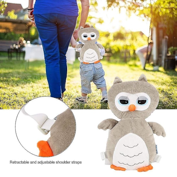 Baby Småbørn Hovedbeskyttelsespude, Tegneserie Ugleform Baby Småbørn Pude Hovedstøtte Til Småbørn Der Lærer At Gå Eller Løbe NIUNIU