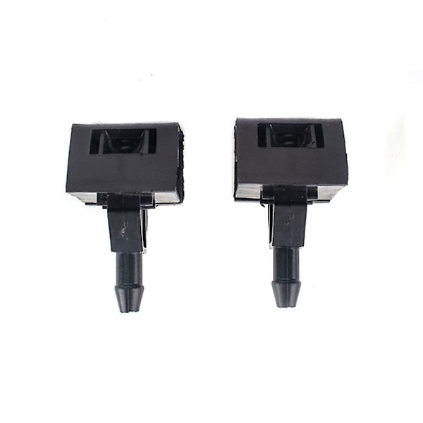 2 stk Bil Frontrute Spylerdyser Vann Sprøyte Dysen + Slangekobling Sett 28932-jd000 For Nissan Qashqai / Qashqai +2 J10 / Dualis / Dualis