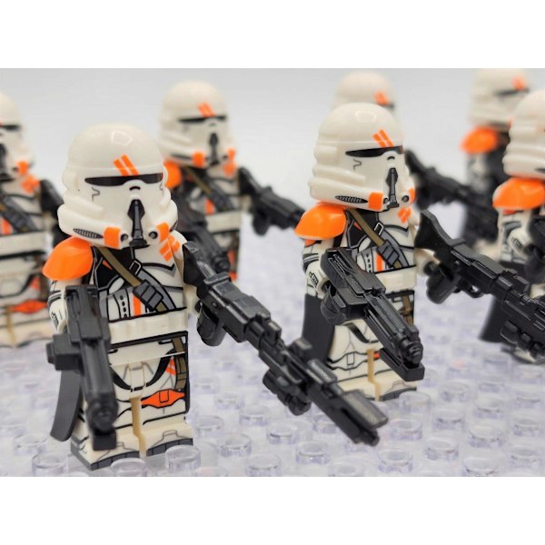 Star Wars Fase 2 212th Airborne Clone Troopers Faldskærmsudspringere Brugerdefinerede Minifigurer