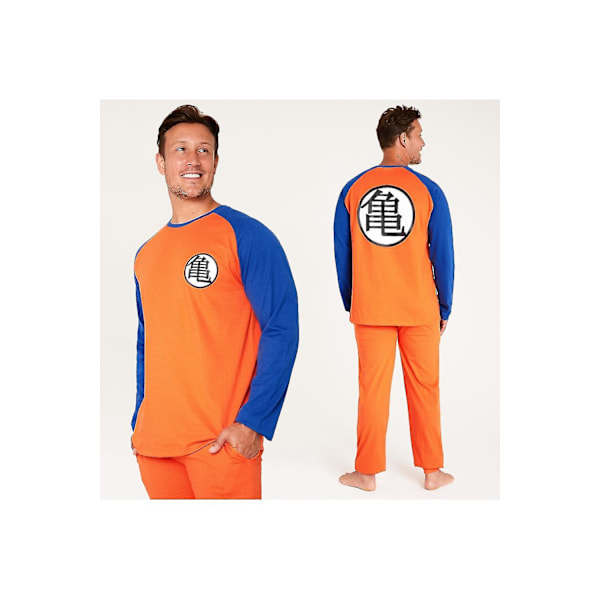 Dragon Ball Langarmet Pyjamassett for Menn - Bukse og Topp