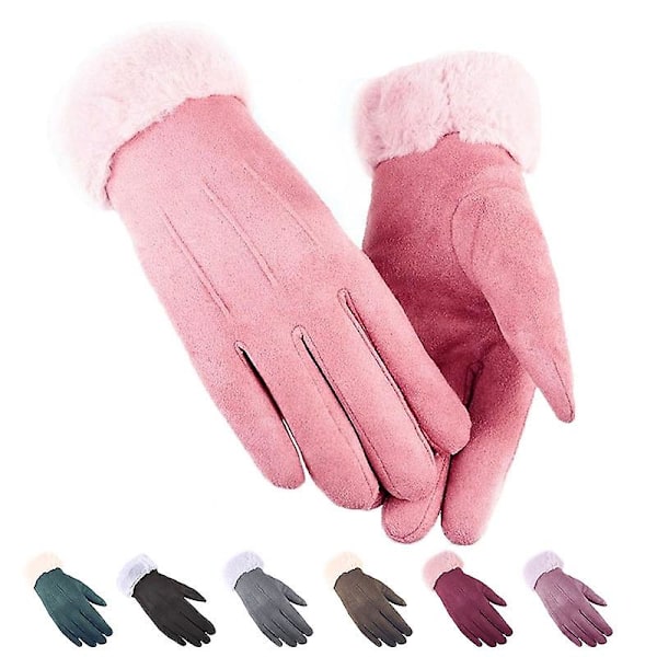 Wst-01 Fleece Varme Handsker Efterår Og Vinter Touchscreen Cykelhandsker