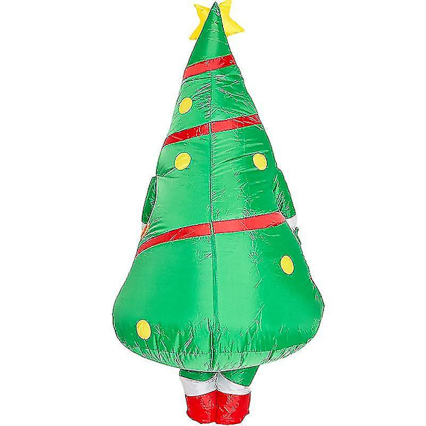 Uppblåsbar Halloween-juldräkt Rolig Julgran Maskot Vuxna