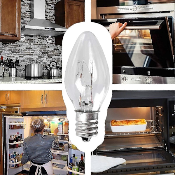 Förpackning med 6 Himalayan Salt Lamp Lampor E12, 15 Watt För Sovrumsbelysning Dekor 220-240v