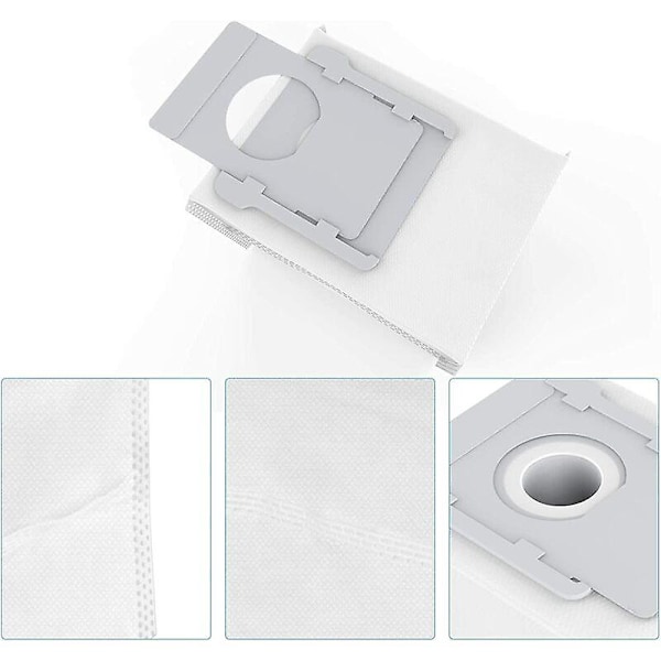 6 Pakke Støvsugerposer for iRobot Roomba i7 i7+ e5 e6 e7 Erstatning Robot Støvsuger Støvposer Støvposer for iRobot Roomba i7 i7+/Plus