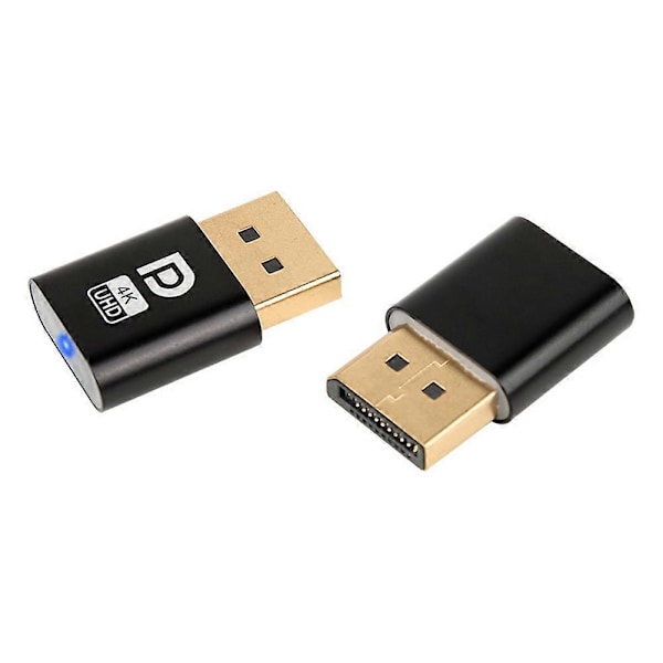4K Displayport Dummy Plug DP Display Adapter EDID Headless Ghost Emulator Skrivbordstillbehör för P