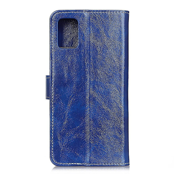 Galaxy A41 Retro Crazy Horse -nahkainen lompakko-kotelo