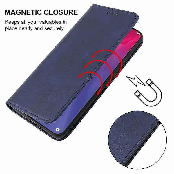Magnetiskt stängande läderfodral för OPPO Reno Z