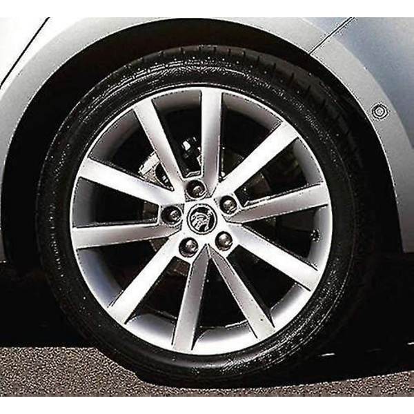 Set med 4 svarta navkapslar för Skoda 56 mm för Fabia, Octavia, Superb, Yeti