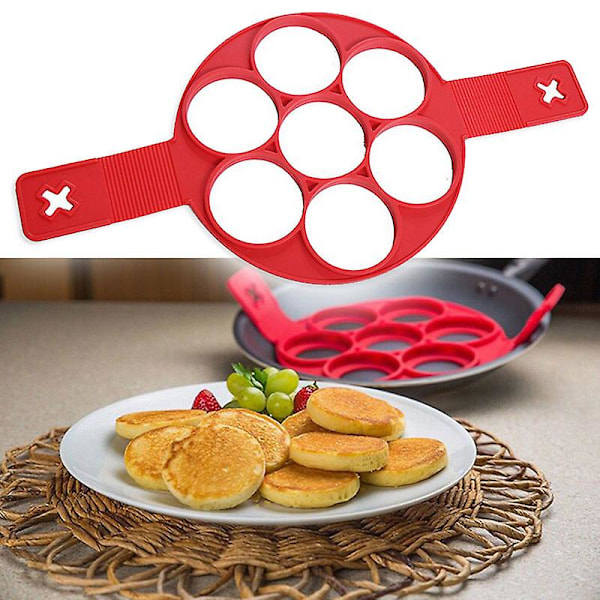 Silikon Non-Stick Flipper Pandekagepande Perfekt Morgenmad T. Omelet Æg