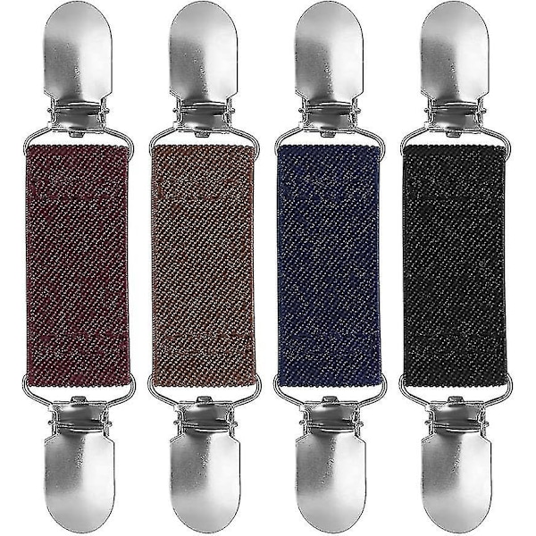 4 stk Gensersklips, Genserslips, Elastisk Klips Unisex Enkel