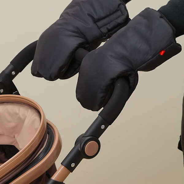 Barnvagnshandskar Vinter Baby Barnvagn Handmuff Vattentät Baby Barnvagnshandskar Varma Vinter Anti-frys Baby Barnvagnshandske