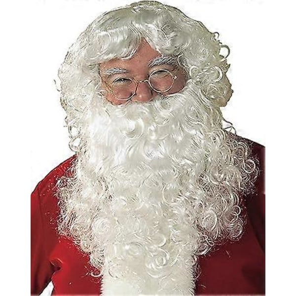 Mænds Value Santa Skæg og Paryk Sæt