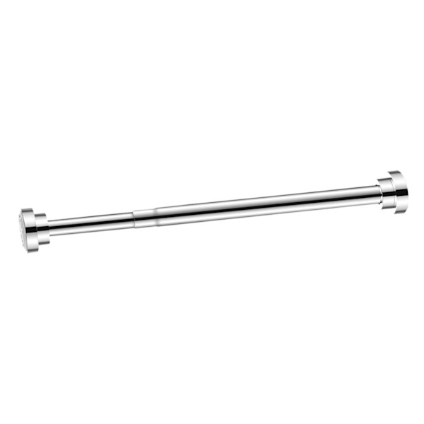 Justerbar Garderobestang i Rustfrit Stål til Badeværelse, Soveværelse, Garderobe - 22 Rør, 40-55 cm