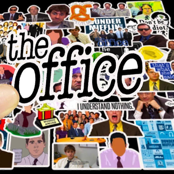 The Office -tarrat (50 kpl) Meme -tarrat 4-pakkauksessa