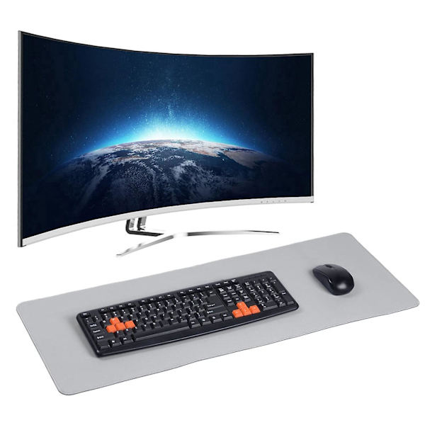 2x Mussemåtte, Udvidet Skridsikker Gummisokkel Til Gaming Mussemåtte, Velegnet Til Arbejde, Studie Og Indtastning