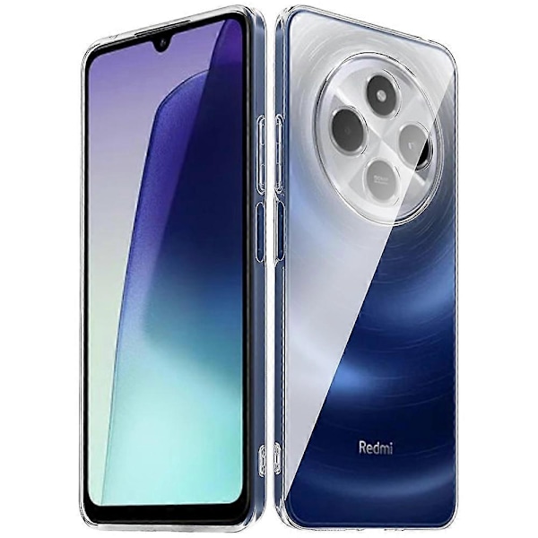 Skydd för Xiaomi Poco C75 4G Redmi 14R 5G 14C 4G - Anti-Fingeravtryck Kristallklart TPU-skal