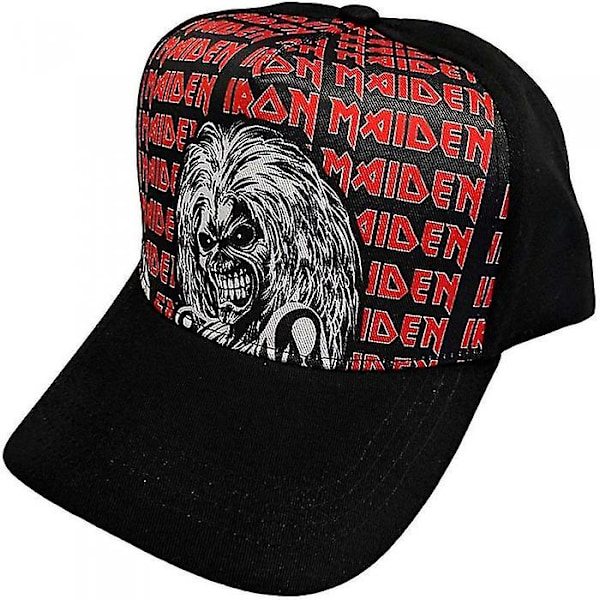 Iron Maiden Unisex Voksen Eddie Repeat Logo Baseball Cap