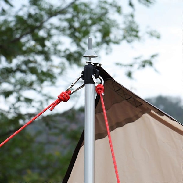 10 st Canopy Stolpar Åskskydd Hattar Camping Tältstänger Isolering Skydd