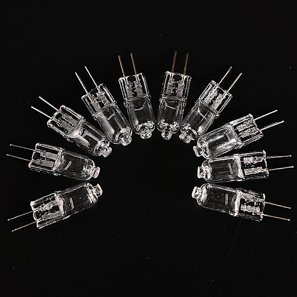 10x G4 Jc Typ Halogenlampa 12v 10w