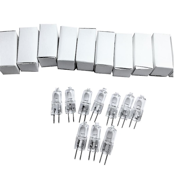 10 stk. Super Sterk G4 6V 10w Wolfram Halogen Base Pære Lampe Lys
