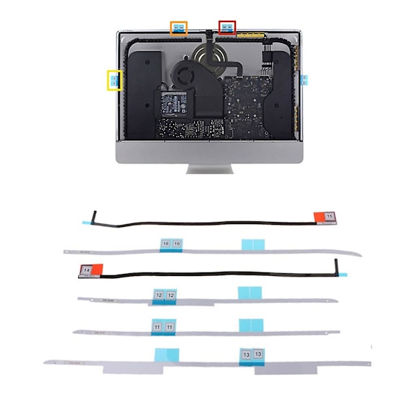 LCD Skærmbånd LCD Klæbebånd Reparationskit til iMac 27\" A1419