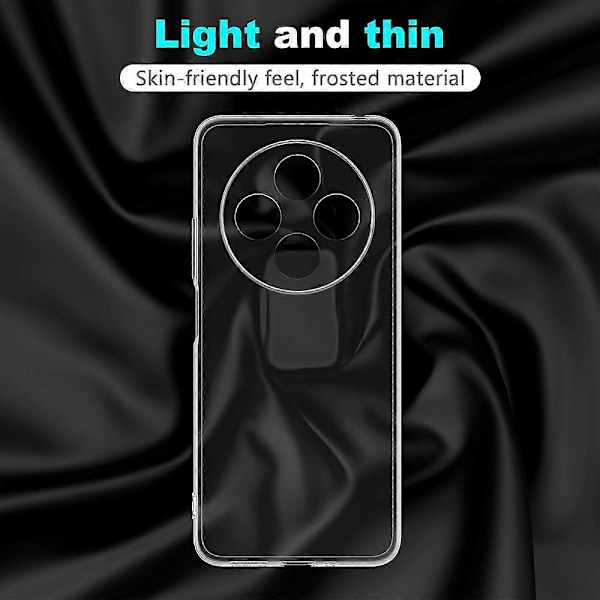 Skydd för Xiaomi Poco C75 4G Redmi 14R 5G 14C 4G - Anti-Fingeravtryck Kristallklart TPU-skal