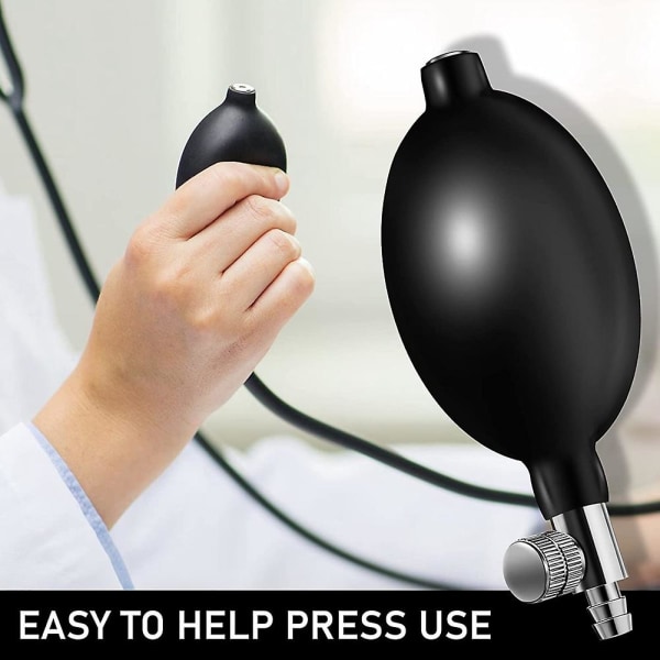6 delar byte av blodtryckslampa Uppblåsningslampa Pump Justerbar handpressningspump Manuell blodtrycksmätarelampa