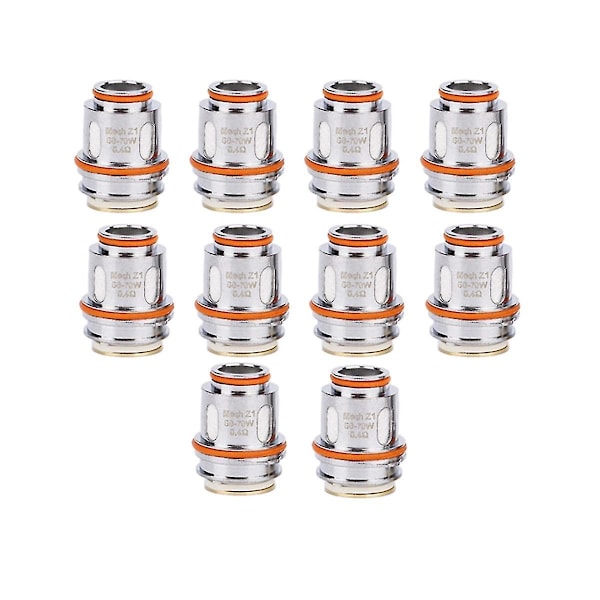 10 stk. Z-serie udskiftningsmesh-coil Z1 KA1 0,4 Ohm til Coils