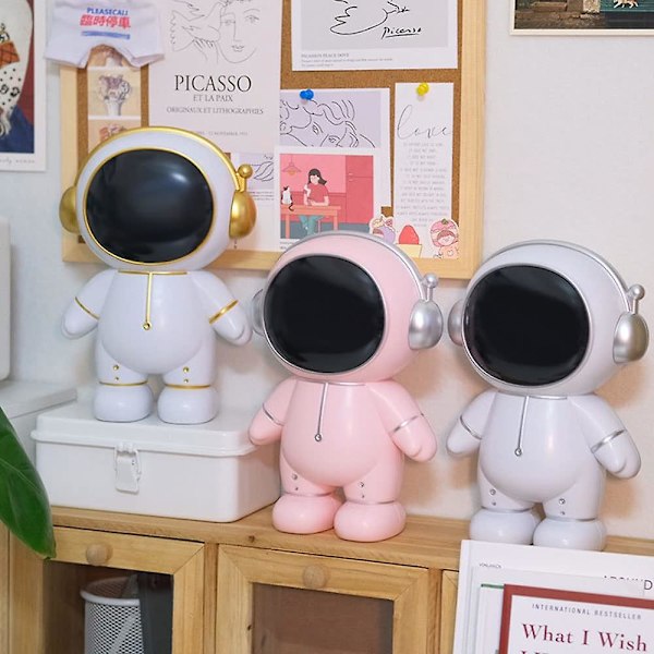 Astronaut Spargris, Rymdfarare Modell Spargris, Lämplig För Pojkar, Flickor, Barn, Leksaker, Förvaringsburk, Prydnad, Rum Dekoration, Födelsedag, Jul, Ny