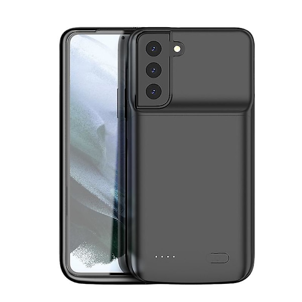 6000mAh Laddningsbart Utökat Batteriladdningsfodral för Samsung Galaxy S21+ med TPU-ram