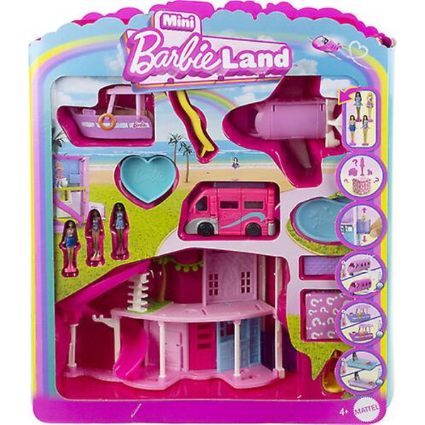 Mattel - Barbie Mini BarbieLand World of Bundle [SAMLAROBJEKT] Pappersdocka USA import