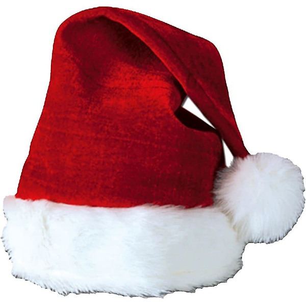 Santa Hat Velvet Plush Trim For All