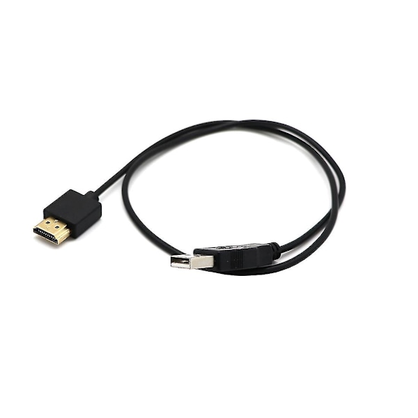 HDMI 1.4 Han til USB 2.0 Stik Adapter Konverter Opladerkabel-yu