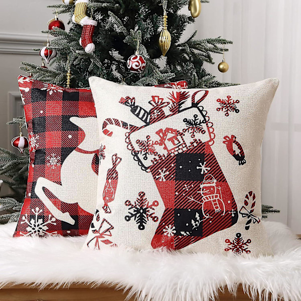 Juleputetrekk, Dekorativ Julepute i Faux Linen