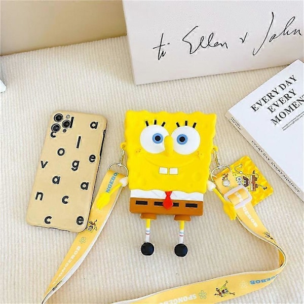Ny Original tegneserie Svampebob Firkant Barn Skuldervesker Jente og Gutter Søt gavepose