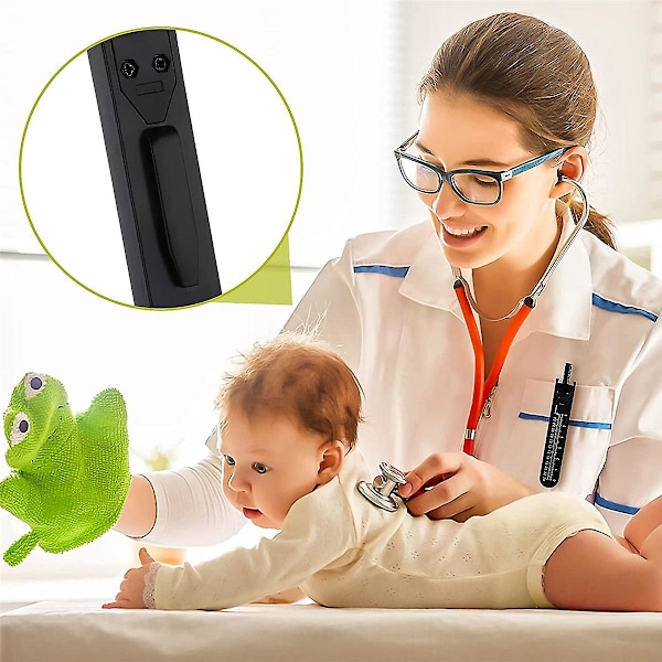 EKG-tång EKG-tång Mätverktyg Med Linjal Svart Tång Dela För Sjuksköterska Eller Läkare
