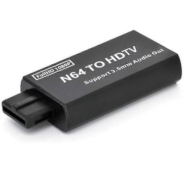 1080P N64 Till HDMI-kompatibel Konverter Speladapter Plug And Play HD-Kabeladapter För Nintendo 64/NGC/SNES Tillbehör